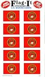 Marines flag stickers for home or school