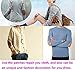 Beaulegan Repair Patches - 4 PCS Elbow Knee Iron-on Velvet Patches, Oval & Light Gray