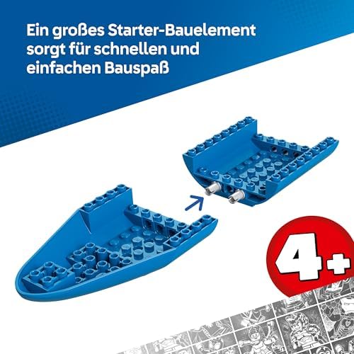 ǀ Piratenschiff von Spideys Team - Superhelden Set mit einem Schiffsmodell, 2 Booten, 4 Minifiguren - Geschenk für Jungen ab 4 Jahren und Fans der Serie Spidey und Seine Super-Freunde - 11208