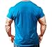 Monsta Clothing Co. HRDLVN Clothes Classic Workout Tshirt Blue