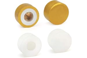 OWDEN Jewelry Stamping Hammer,Metal Stamps Hammer Replacement Brass Head and Nylon Head,Each 2 Pieces.