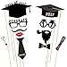 PBPBOX Graduation Photo Booth Props 2017 Graduation Party Decorations 46PCS