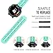 HWHMH 1PC Replacement Silicone Bands With 2PCS Pin Removal Tools For Garmin Forerunner 220/230/235/620/630 (No Tracker, Replacement Bands Only)
