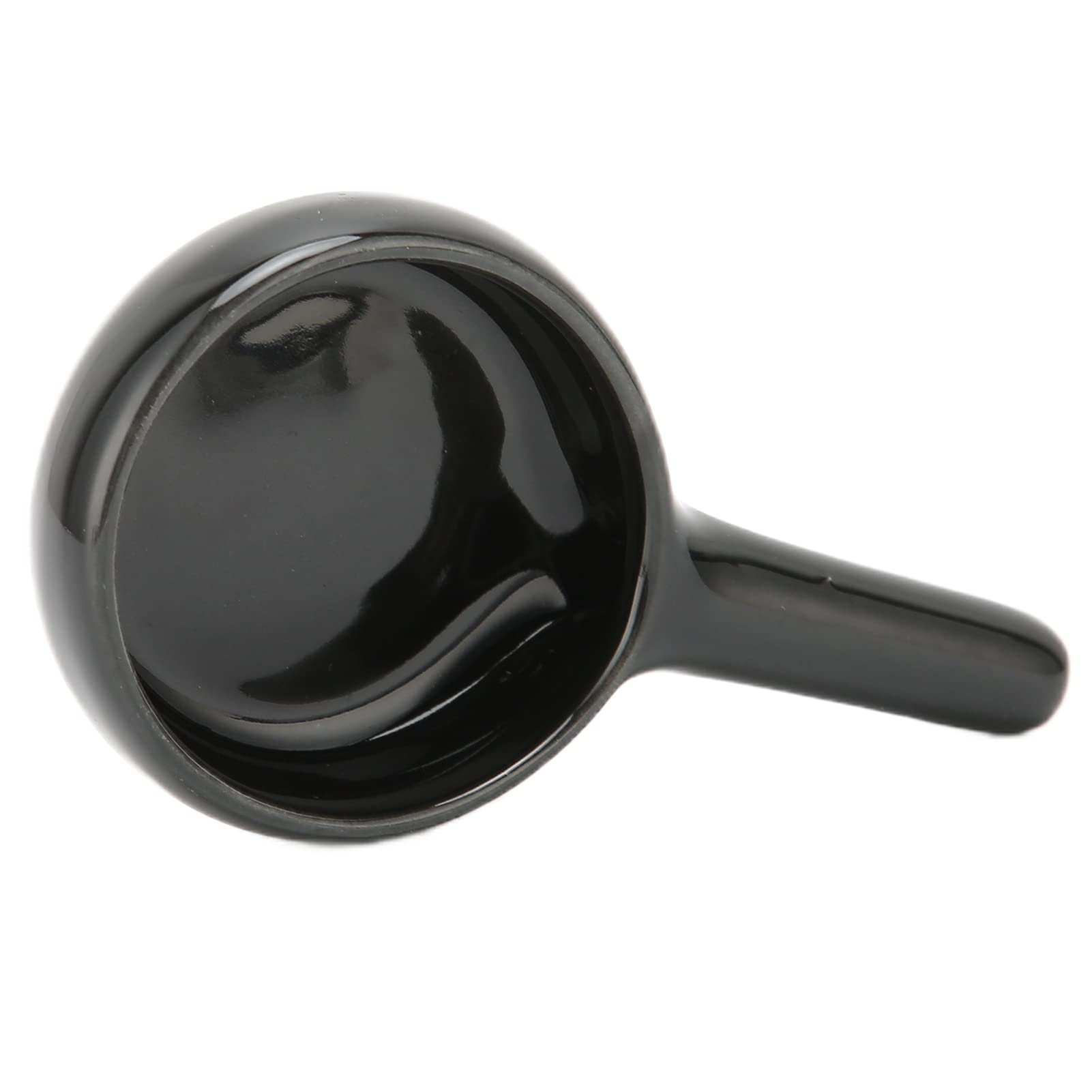 Sonew Little Tealight Candle Holder, Spoon Shape Holder Ceramic Home Decoration for Incense Burner (black)