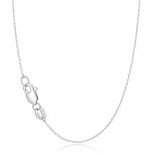 GDJQQTTQ 18k Gold Plated 925 Sterling Silver Chain Necklace for Women Dainty, 1.1mm Cable Silver Chain for Women, Non Tarnish
