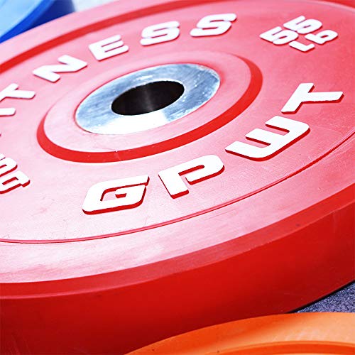 Olympic-Rubber-Bumper-Weights-Plates-25kg-25kg-Colour-Coded-for-Strength-Training-Fitness-Exercise-Lifting-Fat-Loss-Ripped-Calisthenics-1-Pair