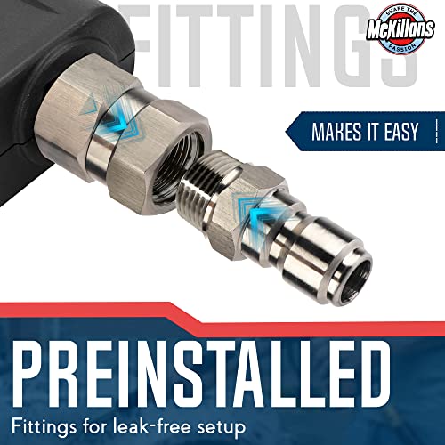 McKillans Pressure Washer Gun with Swivel and 3/8" Male Plug Compatible