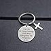 Birsppy Christian Keychain Inspirational Religious Gifts For Women Spiritual Stainless Steel Keychain Gifts Personalized Baptism Encouragement Gifts For Teens