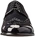 Florsheim Men's Brookside Wingtip Oxford, Black, 10 D US