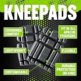 Apache Workwear Knee Pads Polyethylene Lightweight Flexible Durable CE Approved view 2