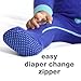 baby deedee Sleepsie Cotton Quilted Footie Pajama, 6-12 Month