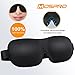 MOSPRO 3D Sleep Eye Mask Cover - Ideal Gift for Woman & Men with Free Ear Plugs, Contoured Comfortable Lightweight Sleeping Mask for Sleeping, Travel, Nap, Shift Works