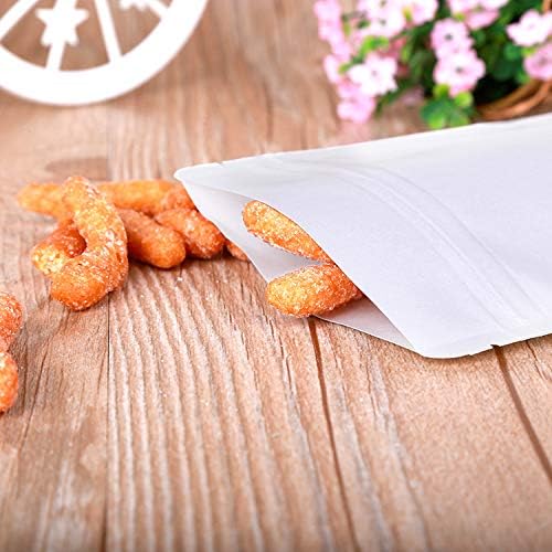 Evergreen Goods 50 White Matte Window Kraft Paper Bags 170x240mm, 170 x 240 mm - Image 3