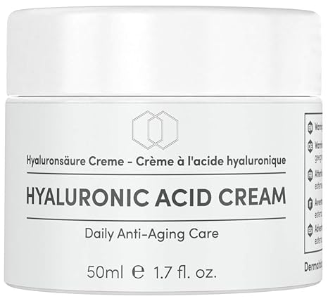 EINFÜHRUNGSANGEBOT Hyaluronsäure Anti Falten Creme Vegan LabCare Cosmetics - 50ml Opalglastiegel - Feuchtigkeitscreme mit Hya
