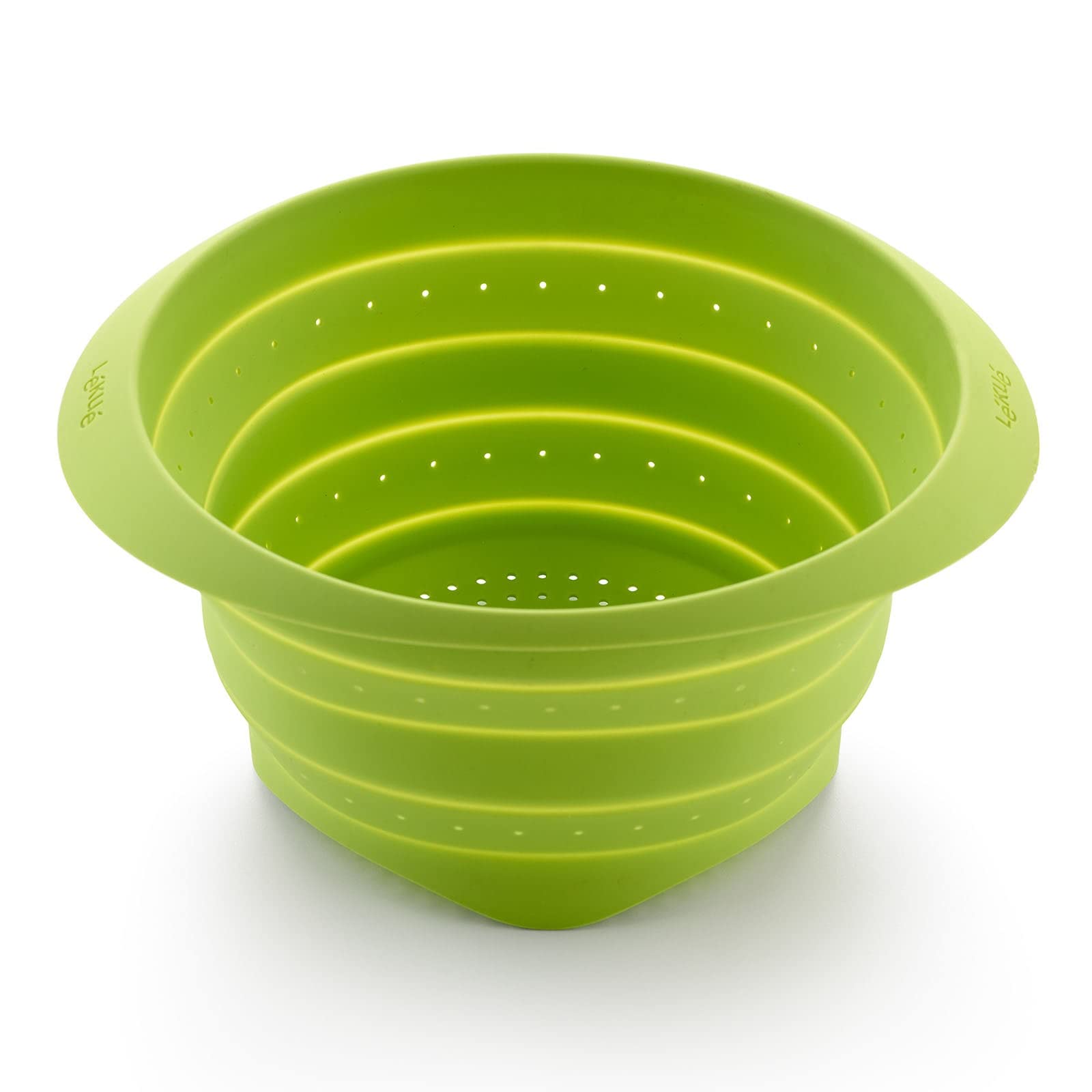 Lekue 4.2 Litre Strain and Store Collapsible Collander, Green