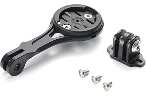 Cestbon New Bike Combo Mount with Adapter for Garmin Wahoo Bryton Hammerhead Campatible with Cervelo Trek Bontrager Blendr BMC ICS Cannondale C1 Stem