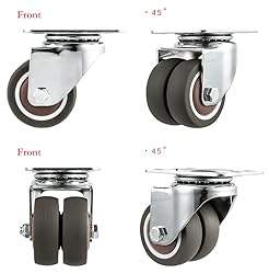 NERILEE 2" Heavy Duty Casters Wheels,Total Load