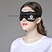 UtechSmart Sleep Mask, Black Out Adjustable Contoured 3D Sleep Eye Mask Lightweight Comfortable Eye Cover Blindfold Eyeshade Sleeping Travel Shift Work Naps Meditation & Night