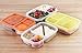 Amazon Basics Bento Lunch Box Containers - Set of 4