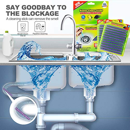 EL Drain Sticks Drain Cleaner Sticks Drain Deodorant Sticks to