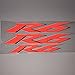 Reflective Motorcycle Bike Decal Flat Plain Sticker for Yamaha YZF R6 Red