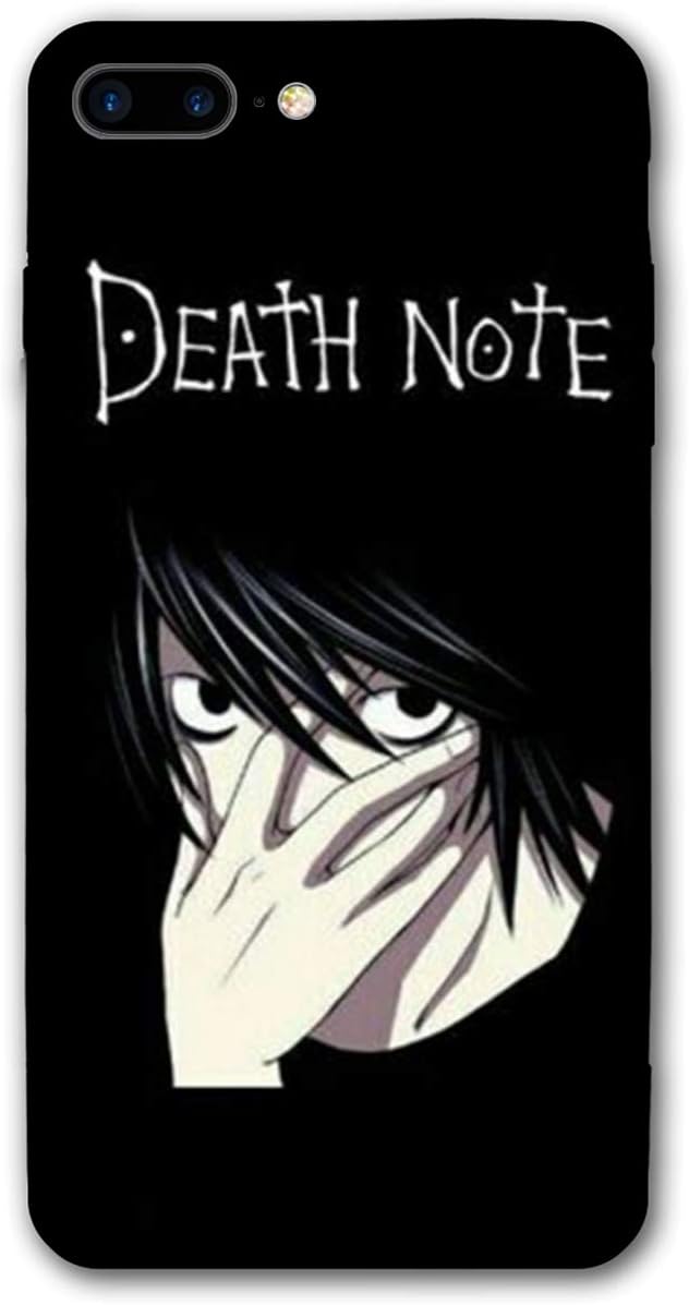 Death Note TPU Trendy Case for iPhone 7 Plus/iPone 8 Plus, Ultra-Thin Shockproof Protective Phone Cover