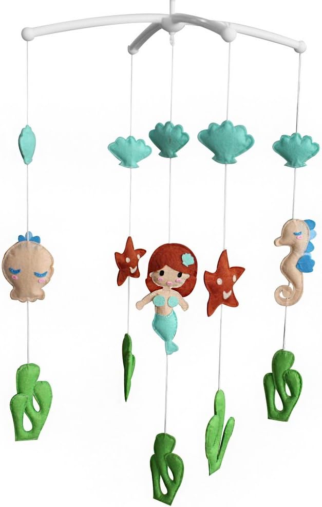 mermaid crib mobile