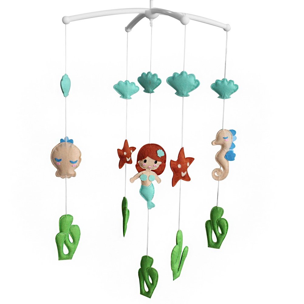 mermaid crib mobile