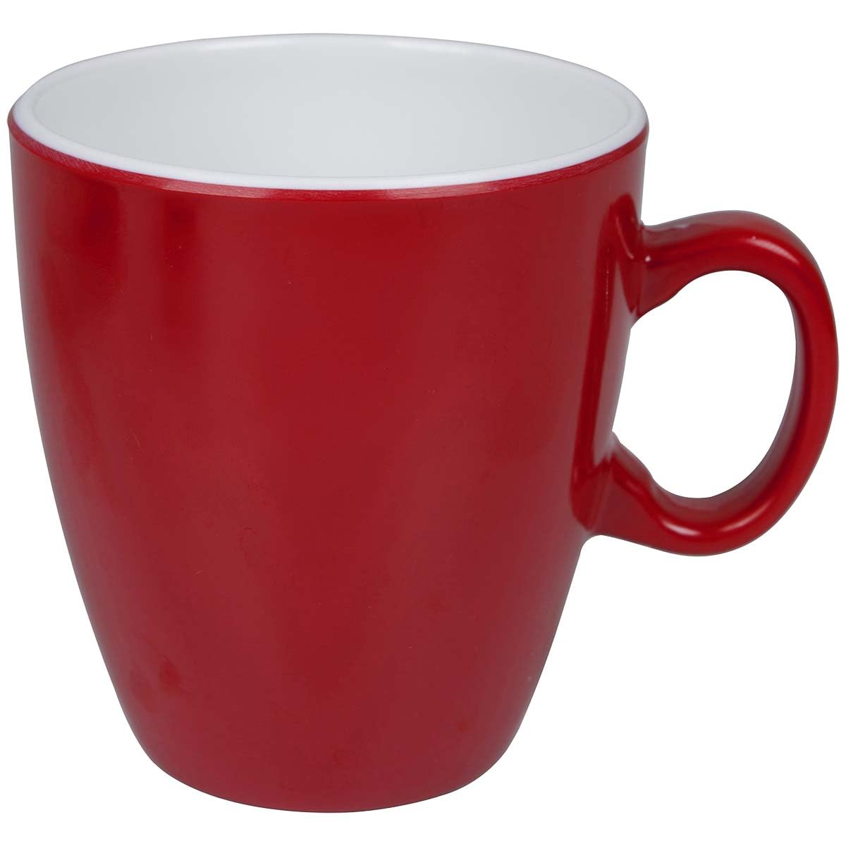 BC Taza melamina 2 t. Rojo 4 piezas