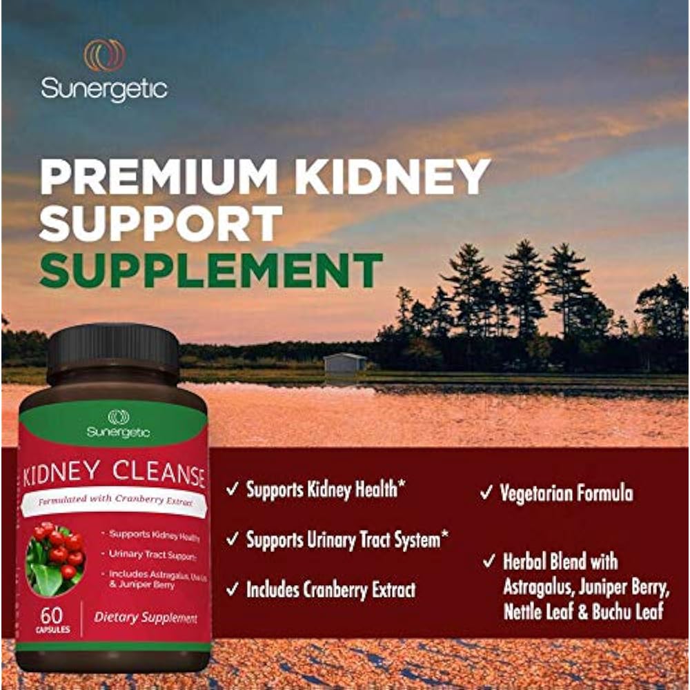 Premium Kidney Cleanse Supplement &ndash Powerful Support Formula With
