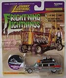 JOHNNY LIGHTNING FRIGHTNING LIGHTNING GHOSTBUSTER ECTO-1A SILVER. 1 OF ONLY 17,500 EVER MADE. DIE CAST METAL BODY AND CHASIS