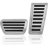 MAIMOCCY Accelerator Brake Pedal Cover Compatible for Dodge Ram 1500 2019-2025 Accessories (Not fit Ram 1500 Classic) Gas Foot Pedal Pad Cover Anti Skip Mat