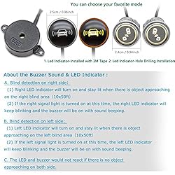 EWAY Car Microwave Blind Spot Radar Detectors