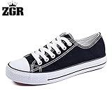 ZGR Womens Fashion Canvas Sneaker Low Cut Lace UPS Casual Shoes