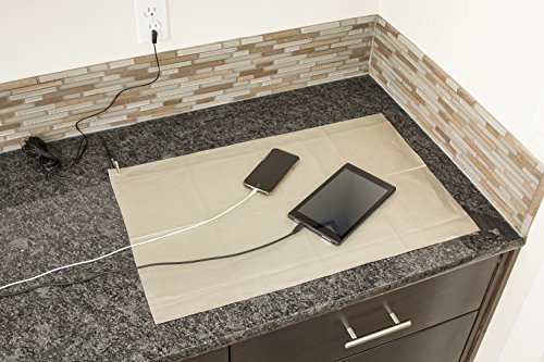 RFID Blocking Faraday Shielded Fabric: Radiation WIFI & RF Shielding: 24x15 Nickel & Copper EMF Identity Theft Blocker for your Wallet Phone or Laptop