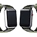 Maxjoy Compatible with Apple Watch Band, 38mm 40mm 41mm 42mm Nylon Strap Replacement Bands with Clasp Compatible with Apple iWatch SE Ultra 2 1 Series 10 9 8 7 6 5 4 3 2 1 Sport & Edition, Army Green