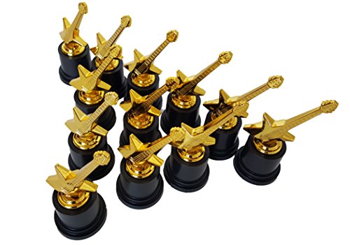 Dondor Plastic Gold Trophy Awards - Bulk Trophy Awards! (Rockstar)