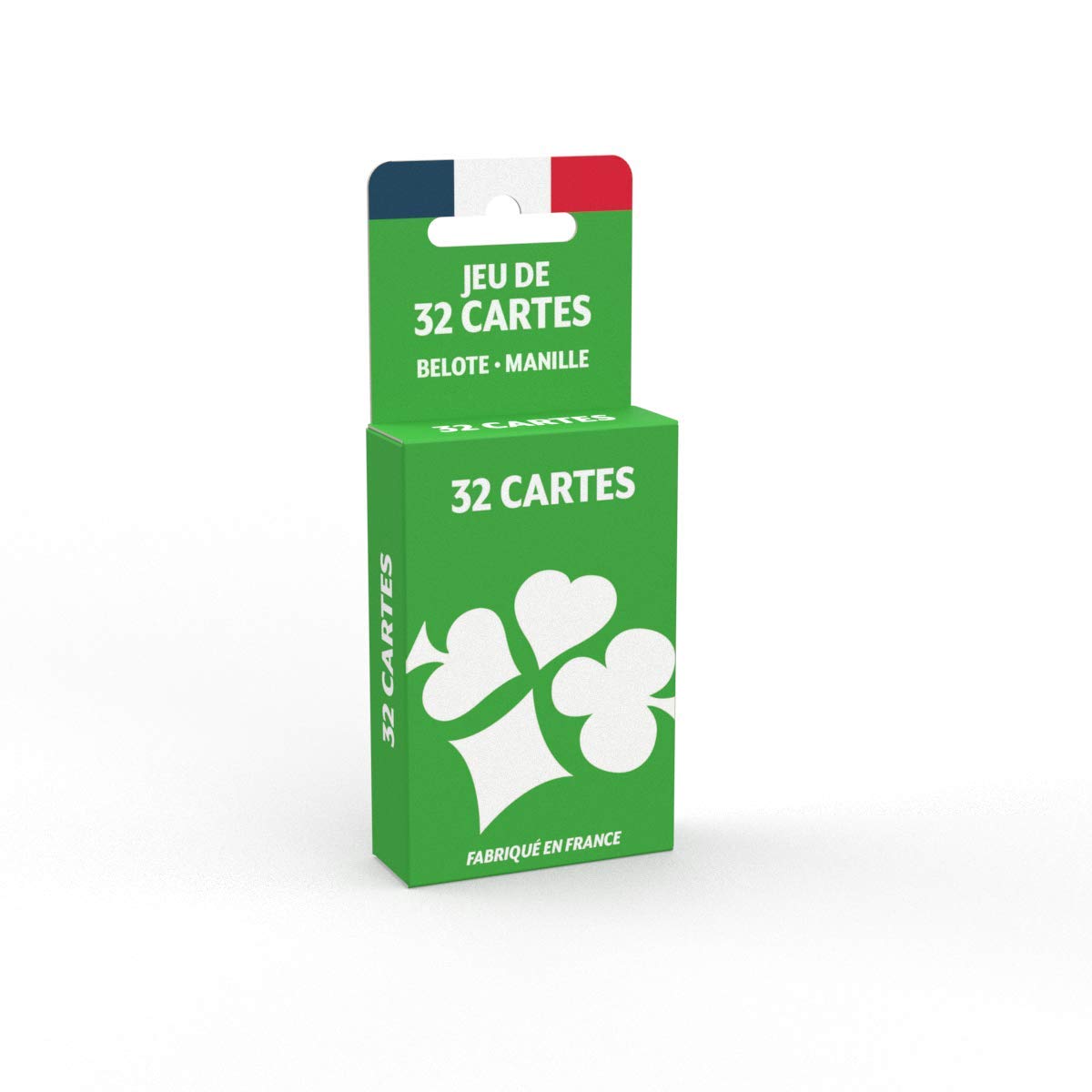La Ducale Set of 32 Cards - Game of Belote, Manila, Poker Liar, 19 cm x 10 cm x 1.5 cm