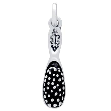 Buy All In Stock Sterling Silver Hair Brush Charm Online At Low