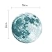 Marsway Creative 30cm Glow in The Dark Moon Night Luminous Stickers Removable Adhesive Wall Decal