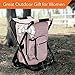 American Owned Savvy Outdoors Back Pack Chair Backpack Cooler Chair, Portable Lightweight Stool