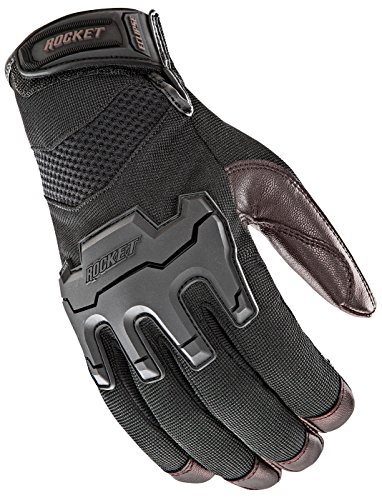 Joe Rocket Men's Eclipse Gloves (Black/Brown, XXX-Large)