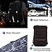 Laptop Backpack Rucksack Asltoy 17.3 inch Notebook Business Backpack Large Capacity TSA Lock Anti Theft Water Resistant USB Charging Port Headphone interface Travel bag College Bag School Bookbag (Bk)