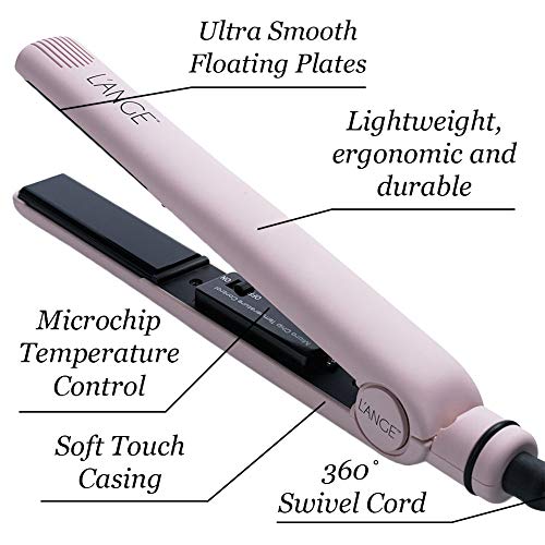 L'ange Hair Aplatir Ceramic Flat Iron Hair Straightener Adjustable