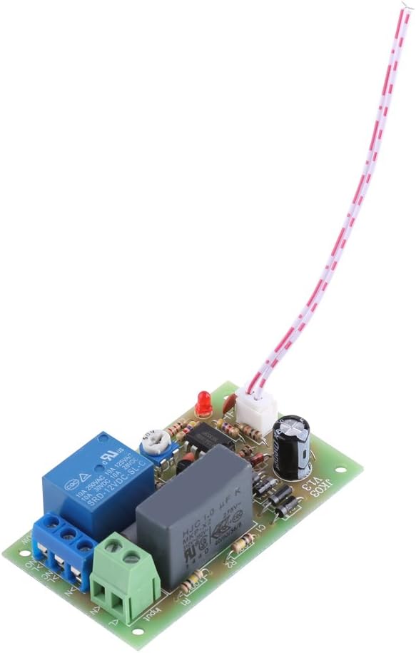 Walfront 220V AC Relay Module, Adjustable 1s-60s/1s-5min Delay Time, Normally Open, 10A, Automatic, High Load Power - Image 3