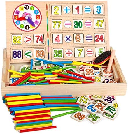 Montessori Toys Baby Puzzle Wooden Math 
