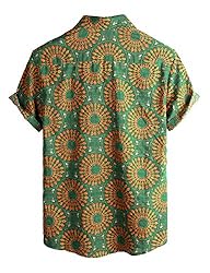 VATPAVE Mens Casual Hawaiian Shirts Short Sleeve