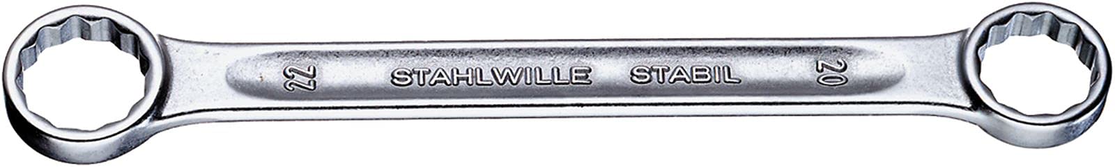 Stahlwille 41052427 Stabil 21 Double Ended Ring Spanner, 24 mm x 27 mm Opening, 290 mm Length, Pack of 5