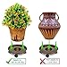 Murilan Planter Dolly on Wheels Round Flower Pot Mover 14