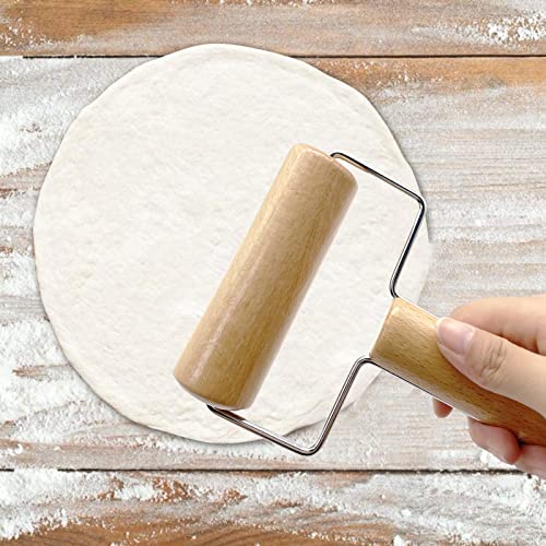 Pizza Dough Roller and Docker Set, 2 Pieces Lattice Pastry Pizza Pie